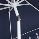 Tracy 9 ft. Classic MidCentury Scalloped Fringe Market Patio Umbrella