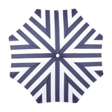 Mariner 6.5 ft. Classic Cottage Fringe Tassel Market Beach Umbrella