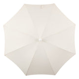 Horizon 6.5 ft. Classic MidCentury Scalloped Fringe Market Beach Umbrella