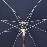 Mariner 6.5 ft. Classic Cottage Fringe Tassel Market Beach Umbrella