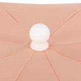 Mariner 6.5 ft. Classic Cottage Fringe Tassel Market Beach Umbrella