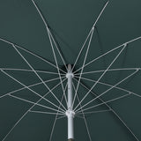 Delphine 8 ft. Classic Bohemian Fringe Pagoda Market Patio Umbrella with Auto-Tilt Crank Wind Vent and UV Protection