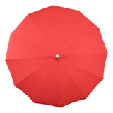 Delphine 8 ft. Classic Bohemian Fringe Pagoda Market Patio Umbrella with Auto-Tilt Crank Wind Vent and UV Protection