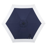 Spencer 9 ft. Classic Coastal 2-Tone Solar LED Market Patio Umbrella - JONATHAN Y