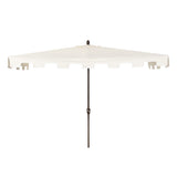 Sidney 9 ft. Classic MidCentury Rectangular Half Market Patio Umbrella