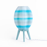 Wavy Modern Contemporary Plant-Based PLA 3D Printed Dimmable LED Table Lamp - JONATHAN Y