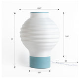Asian Lantern Vintage Traditional Plant-Based PLA 3D Printed Dimmable LED Table Lamp - JONATHAN Y
