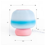 Mushroom Modern Classic Plant-Based PLA 3D Printed Dimmable LED Table Lamp - JONATHAN Y