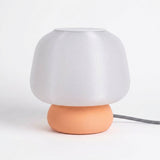 Mushroom Modern Classic Plant-Based PLA 3D Printed Dimmable LED Table Lamp White/Pastel Orange – OFF