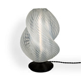 Gema 13.5" Mid-Century Coastal Plant-Based PLA 3D Printed Dimmable LED Table Lamp