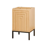 Rowan Geometric Modern Transitional 2-Shelf Bath Vanity Cabinet Only (Sink Basin Not Included) - JONATHAN Y