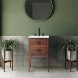 Corbin Modern Classic 1-Drawer Bath Vanity Base Only (Sink Basin Not Included)