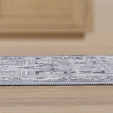 Eleanor Vintage Medallion Border Machine-washable Area Rug
