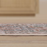 Eleanor Vintage Medallion Border Machine-washable Area Rug