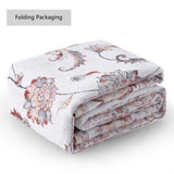 Arabella Vintage Floral Border Machine-washable Area Rug