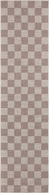 Rook Checkerboard Non-slip Machine-washable Area Rug