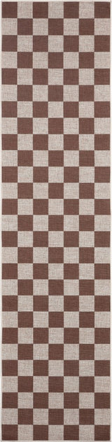 Rook Checkerboard Non-slip Machine-washable Area Rug