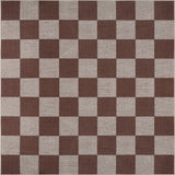 Rook Checkerboard Non-slip Machine-washable Area Rug