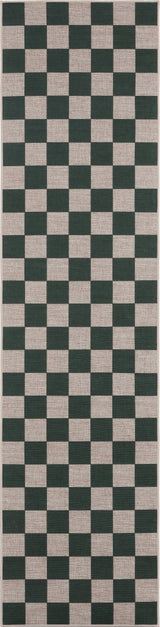 Rook Checkerboard Non-slip Machine-washable Area Rug