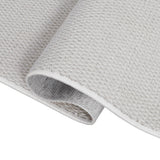 Hailey Textured Solid Plain Non-slip Machine-washable Area Rug