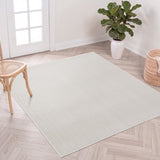 Hailey Textured Solid Plain Non-slip Machine-washable Area Rug