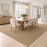 Hailey Textured Solid Plain Non-slip Machine-washable Area Rug