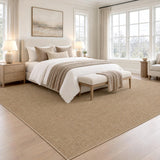 Hailey Textured Solid Plain Non-slip Machine-washable Area Rug