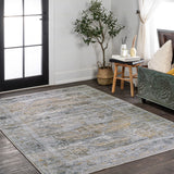 Alanya Ornate Medallion Washable Area Rug