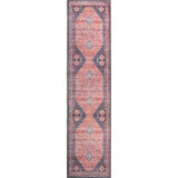Dalyan Geometric Medallions Washable Area Rug