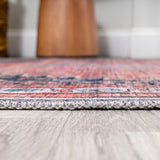 Dalyan Geometric Medallions Washable Area Rug