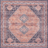 Dalyan Geometric Medallions Washable Area Rug