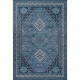 Dalyan Geometric Medallions Washable Area Rug