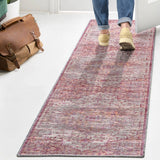 Alacati Ogee Medallion Washable Area Rug