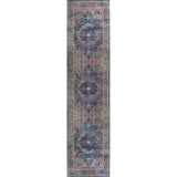 Alacati Ogee Medallion Washable Area Rug
