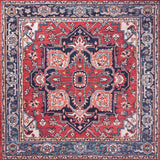 Cirali Ornate Large Medallion Washable Area Rug