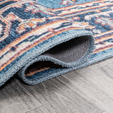 Cirali Ornate Large Medallion Washable Area Rug