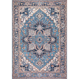 Cirali Ornate Large Medallion Washable Area Rug
