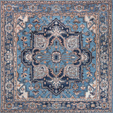 Cirali Ornate Large Medallion Washable Area Rug