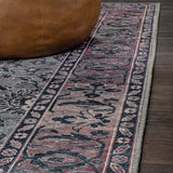 Victoria Ornate Persian All-over Washable Area Rug