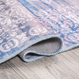 Regis Bohemian Medallion Washable Area Rug