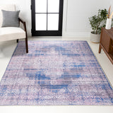 Regis Bohemian Medallion Washable Area Rug