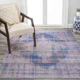 Regis Bohemian Medallion Washable Area Rug