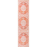 Asa Ornate Medallion Washable Area Rug