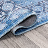 Maris Ornate Medallion Washable Area Rug