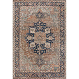 Maris Ornate Medallion Washable Area Rug