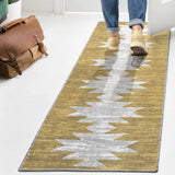 Chayton Minimalist Geometric Machine-washable Area Rug