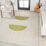 Luola Minimalist Geometric Machine-washable Area Rug