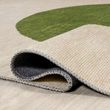 Cirkel Minimalist Geometric Dot Machine-washable Area Rug