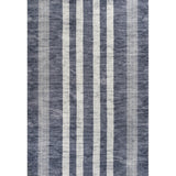 Vichy Geometric Striped Machine-washable Area Rug