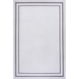 Sloane Classic 2-stripe Border Washable Area Rug